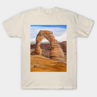 Delicate arch stone formation T-Shirt